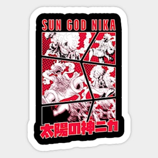 sun god nika Sticker